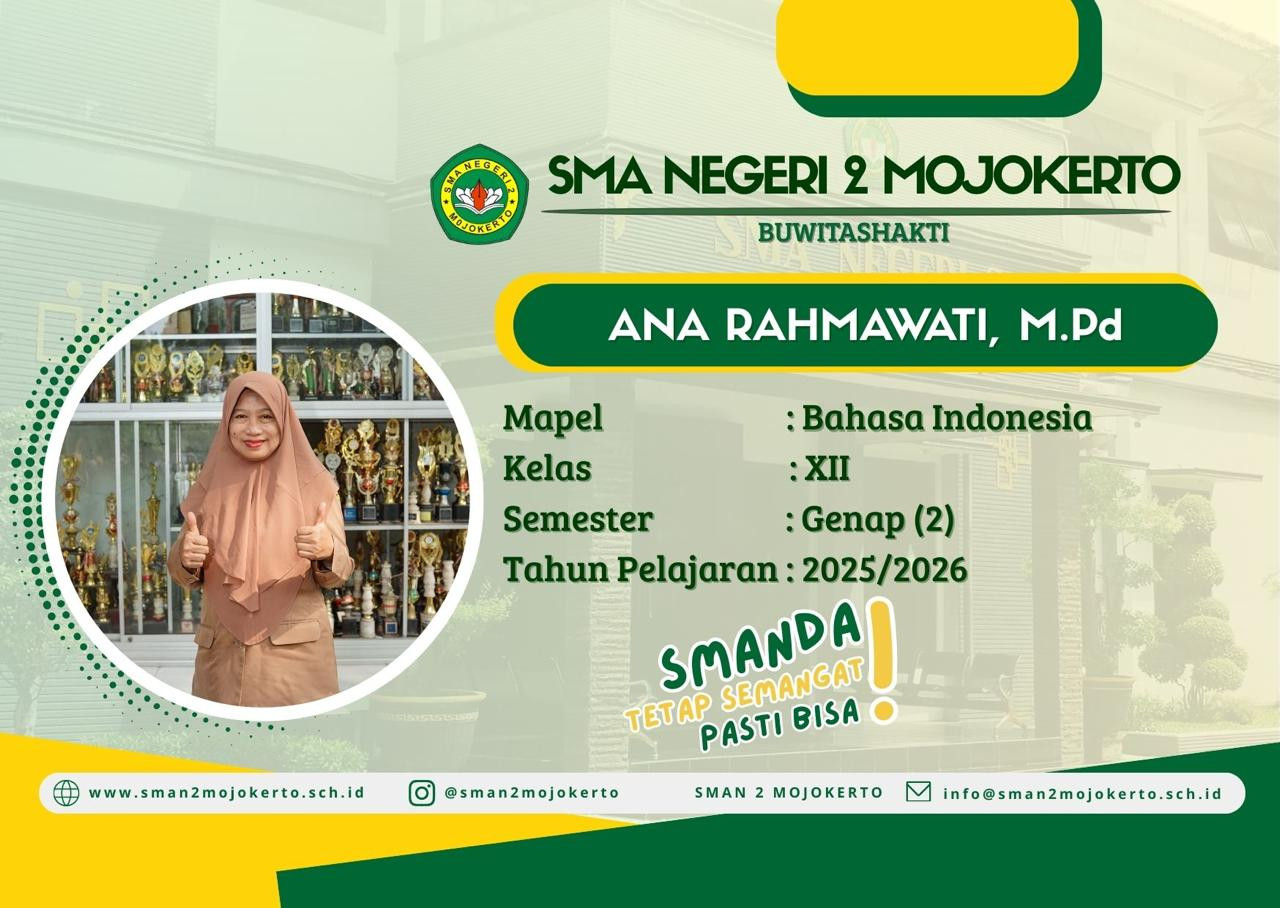 BAHASA INDONESIA KELAS XII SEMESTER GENAP 