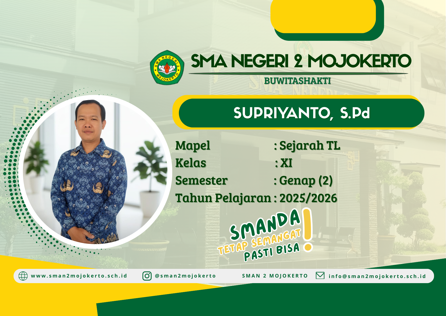 SEJARAH TINGKAT LANJUT KELAS XI