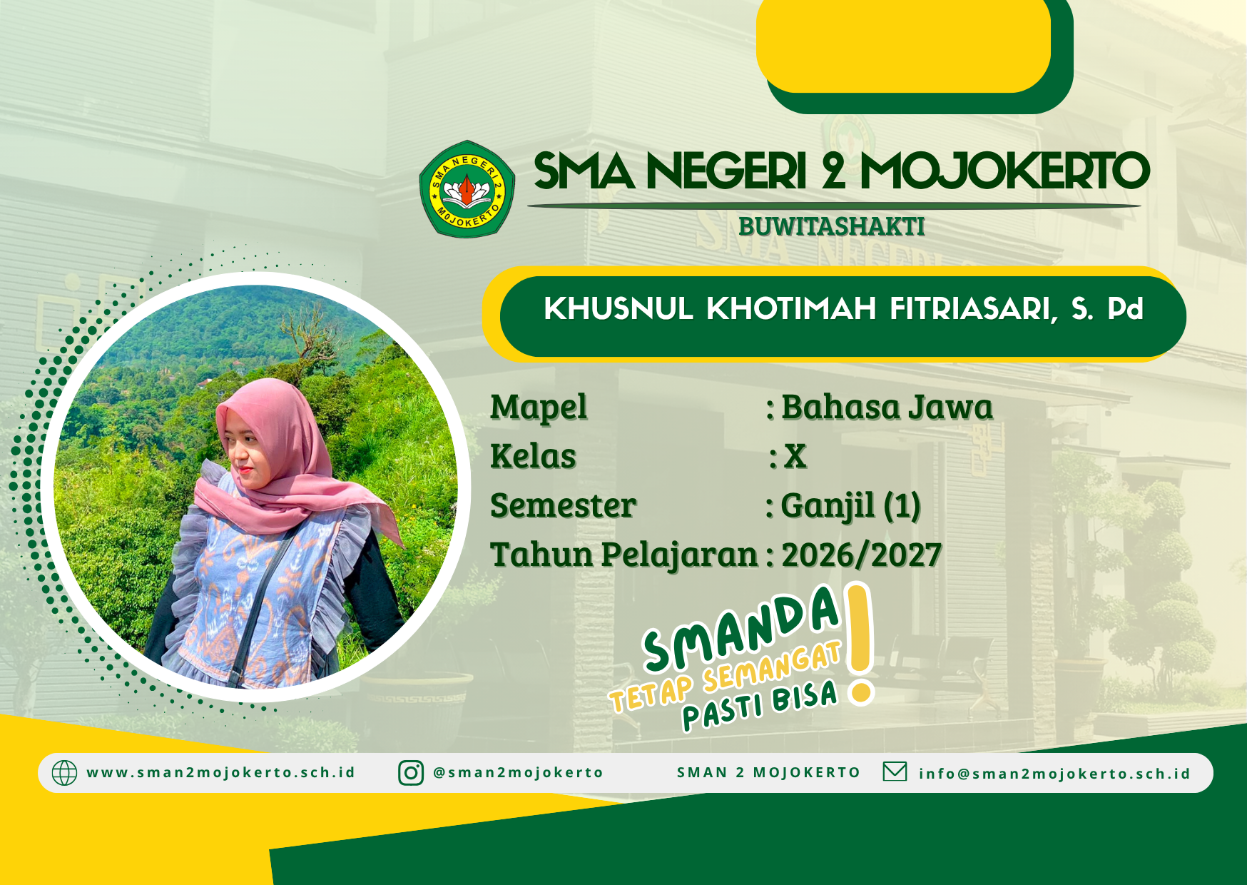 2026/2027 BAHASA JAWA KELAS X SEMESTER 1