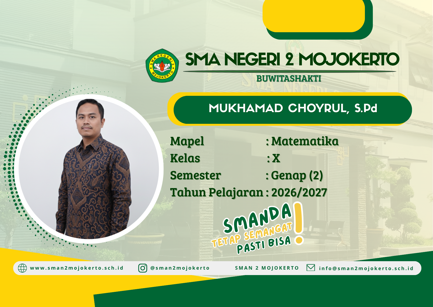 2026/2027 MATEMATIKA KELAS X SEMESTER 2