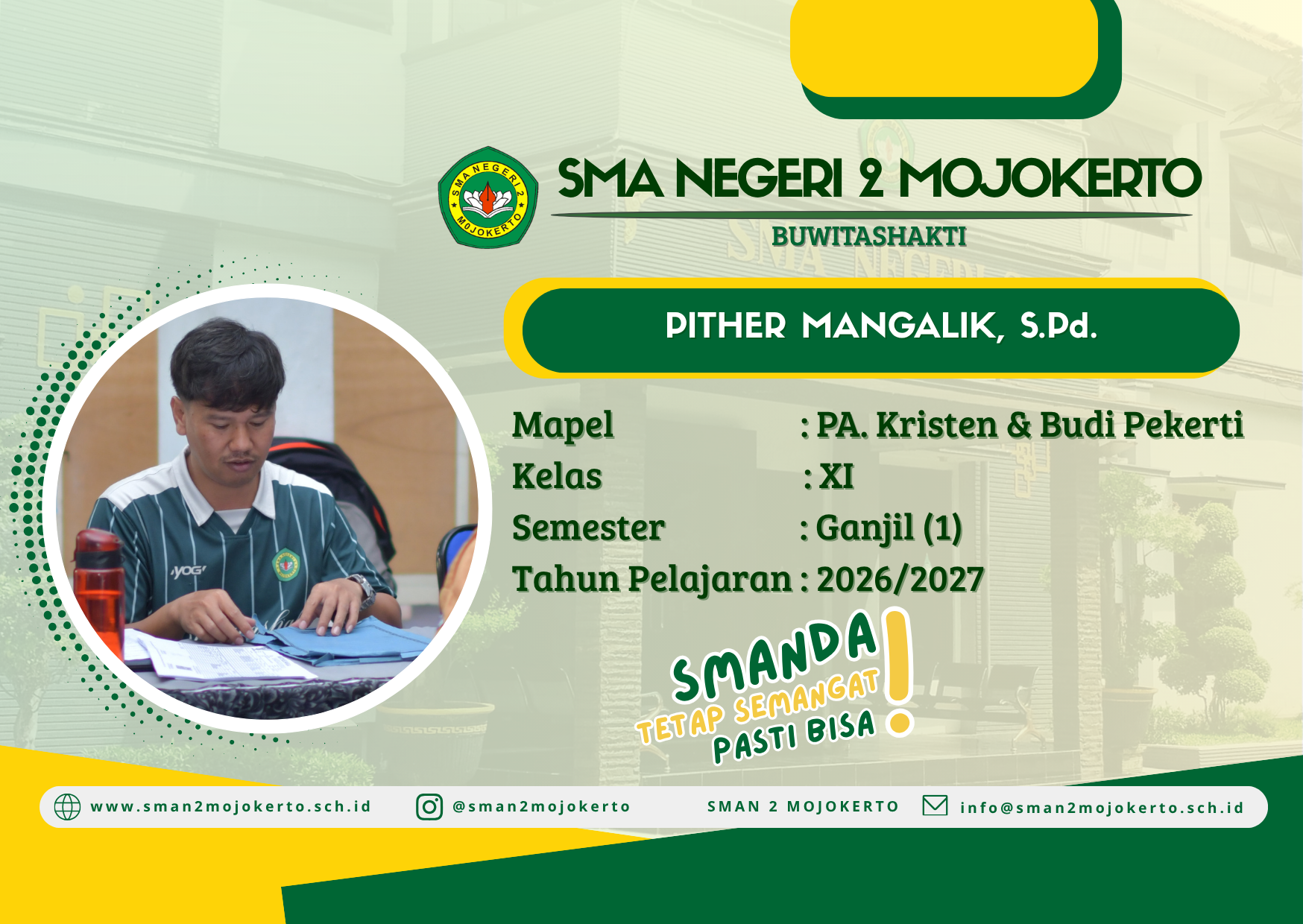 2026/2027 KRISTEN KELAS XI SEMESTER 1