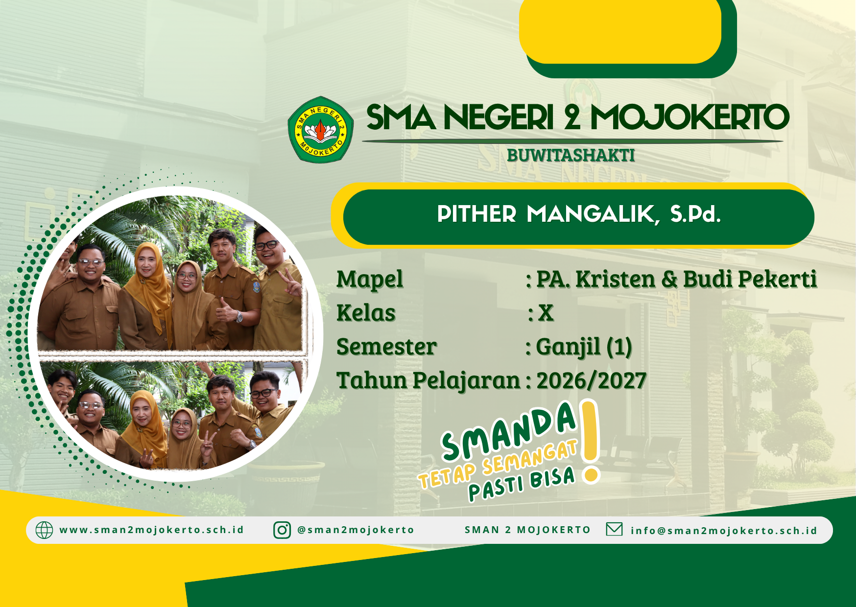 2026/2027 KRISTEN KELAS X SEMESTER 1