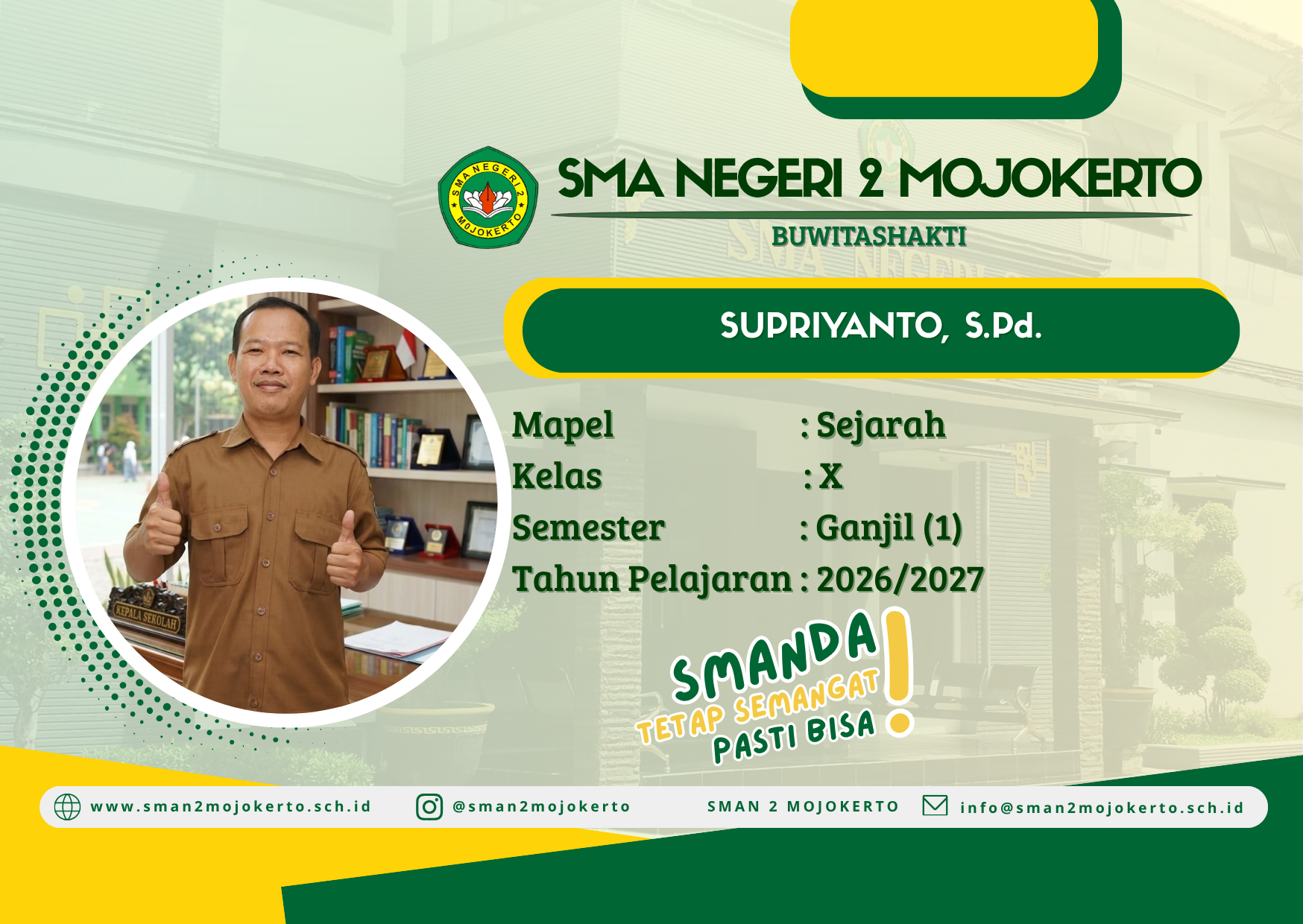 2026/2027 SEJARAH KELAS X SEMESTER 1