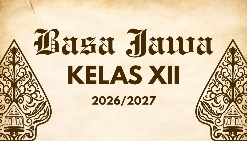 2026/2027 BAHASA JAWA KELAS 12 SEMESTER 1