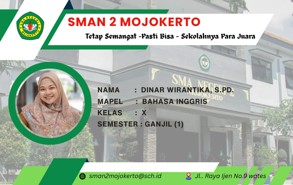 2026/2027 BAHASA INGGRIS KELAS X SEMESTER 1