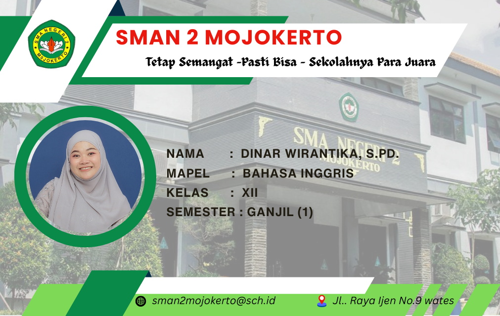 2026/2027 BAHASA INGGRIS KELAS XII SEMESTER 1