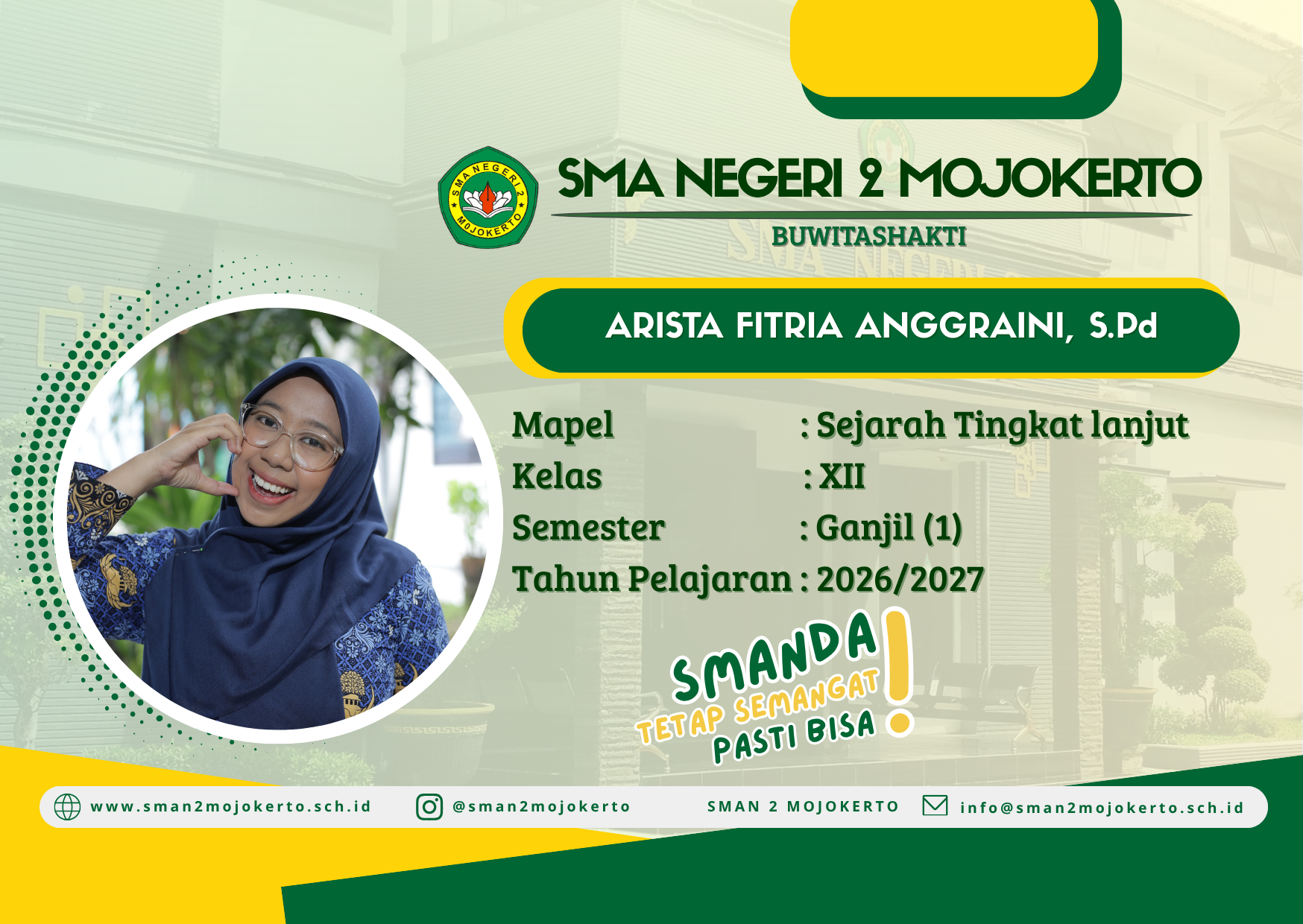 2026/2027 SEJARAH TINGKAT LANJUT KELAS XII SEMESTER 1