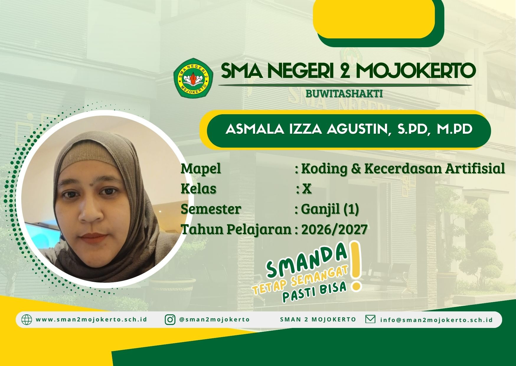 2026/2027 KODING &amp; KECERDASAN ARTIFISIAL KELAS X SEMESTER 1