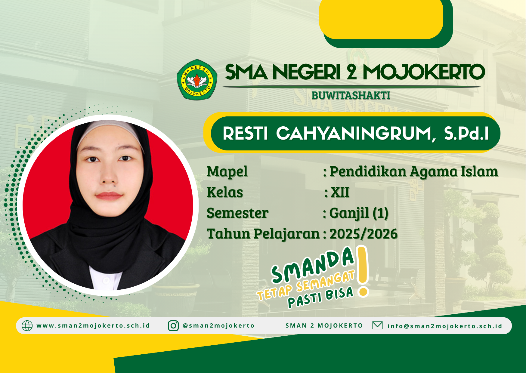 PENDIDIKAN AGAMA ISLAM DAN BUDI PEKERTI XII SEMESTER 1